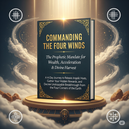 COMMANDING THE FOUR WINDS:  The Prophetic Mandate for Wealth, Acceleration & Divine Harvest. A 4-Day Journey to Release Angelic Hosts, Gather Your Hidden Rewards, and Decree Unstoppable Breakthrough from the Four Corners of the Earth.